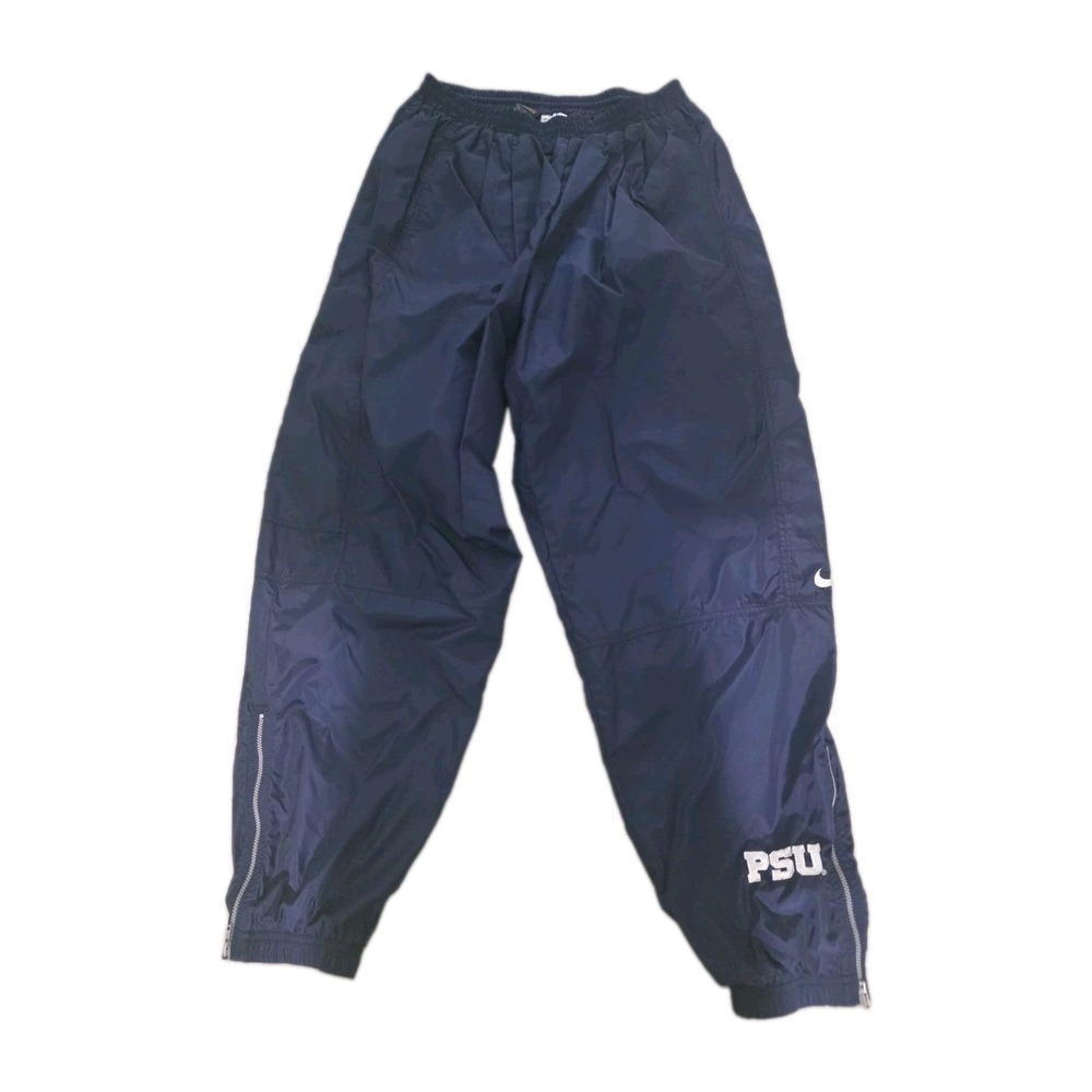 Nike PSU Track Pants Size XL Blue Penn State University Jogger Blue Mesh Lined